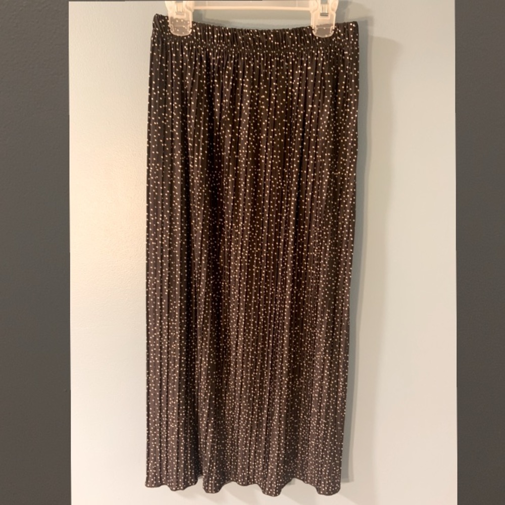 Zara long B&W polka dot